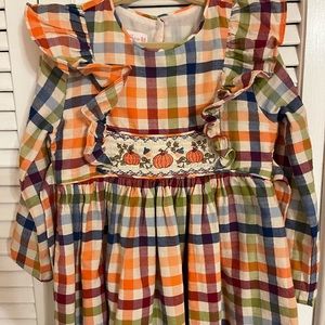 Bonnie Jean Pumpkin Dress- Fall